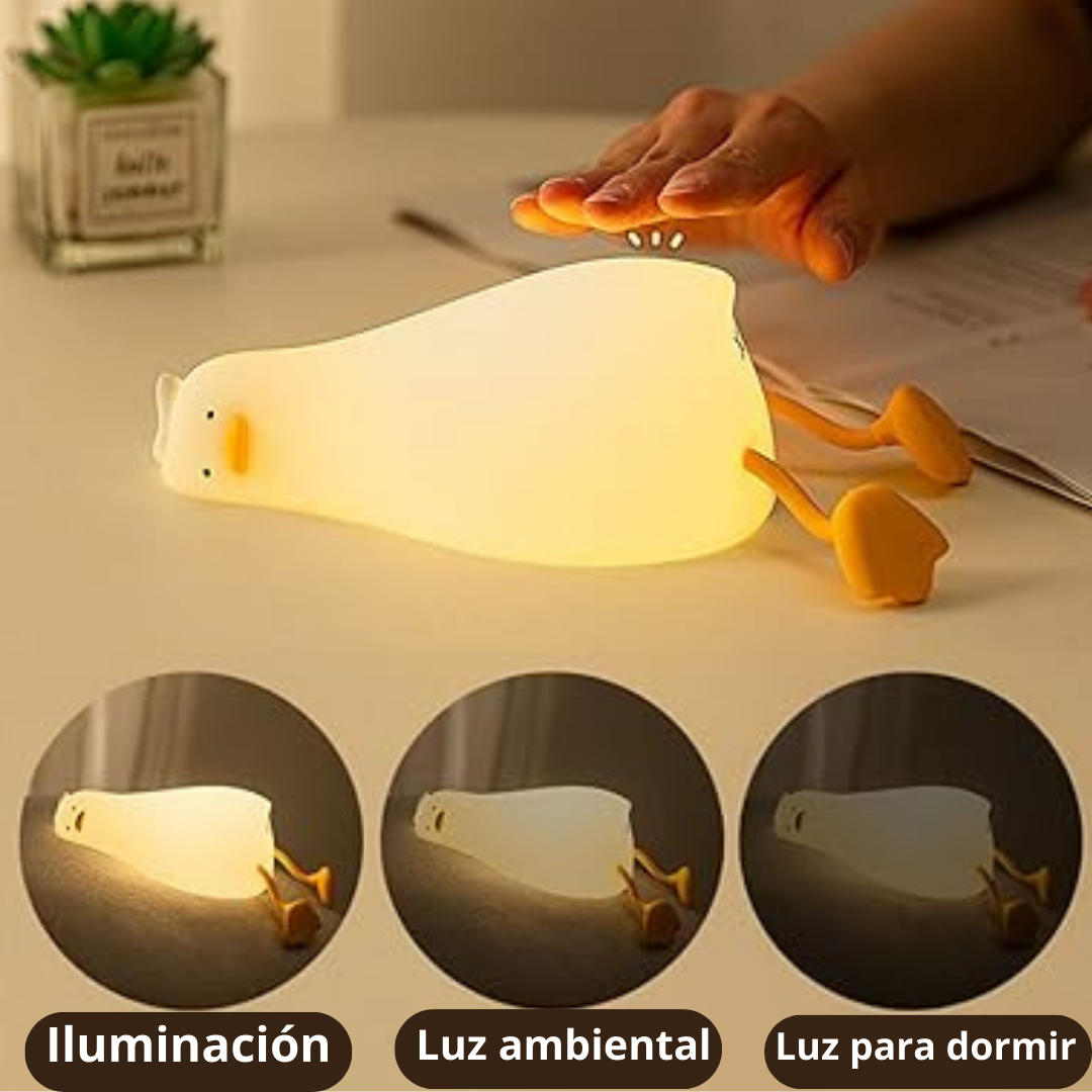 Lámpara Patito Con soporte para móvil